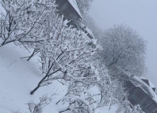 Kashmir’s Winter Wonderland: A Detailed Look at the Snowfall on December 27, 2024