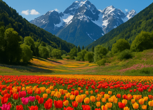 Springtime Magic in Kashmir: Tulip Festival 2025 & 5-Day Family Adventure Itinerary